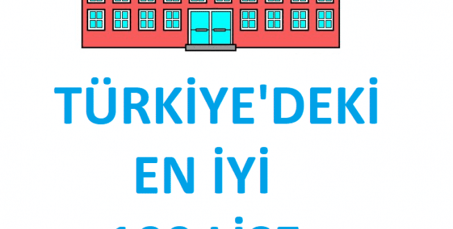 Türkiyenin En İyi İlk 100 Lisesi 2020